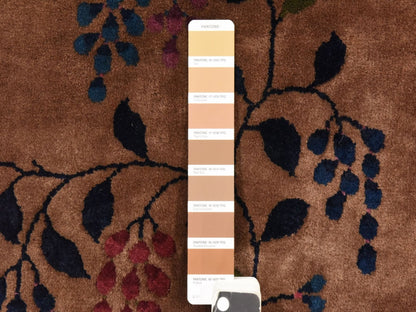Brown 8'9" x 17'3" Antique Hand knotted Wool Rug - Sku: O078594