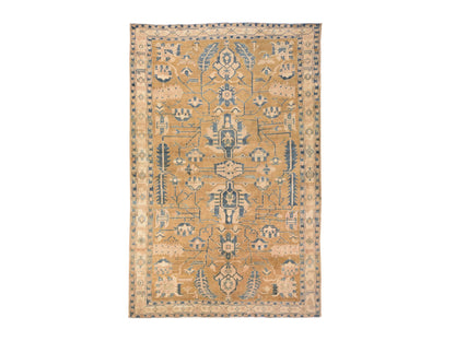 Green 9'1" x 14'0" Oushak And Peshawar Hand knotted Wool Rug - Sku: O078595