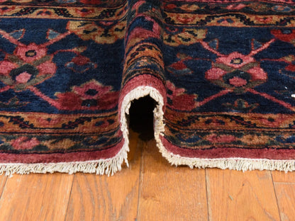 Mahal Antique hand-knotted wool rug in Red & Navy Blue, 10'6" x 13' — SKU O078597 (view 9)