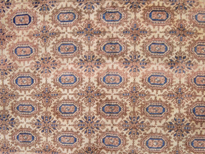 Beige 6'2" x 9'3" Vintage Hand knotted Wool Rug - Sku: O078609