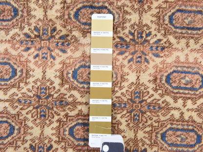 Beige 6'2" x 9'3" Vintage Hand knotted Wool Rug - Sku: O078609