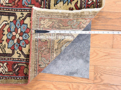 Blue 6'0" x 13'9" Tribal & Geometric Hand knotted Wool Rug - Sku: O078613
