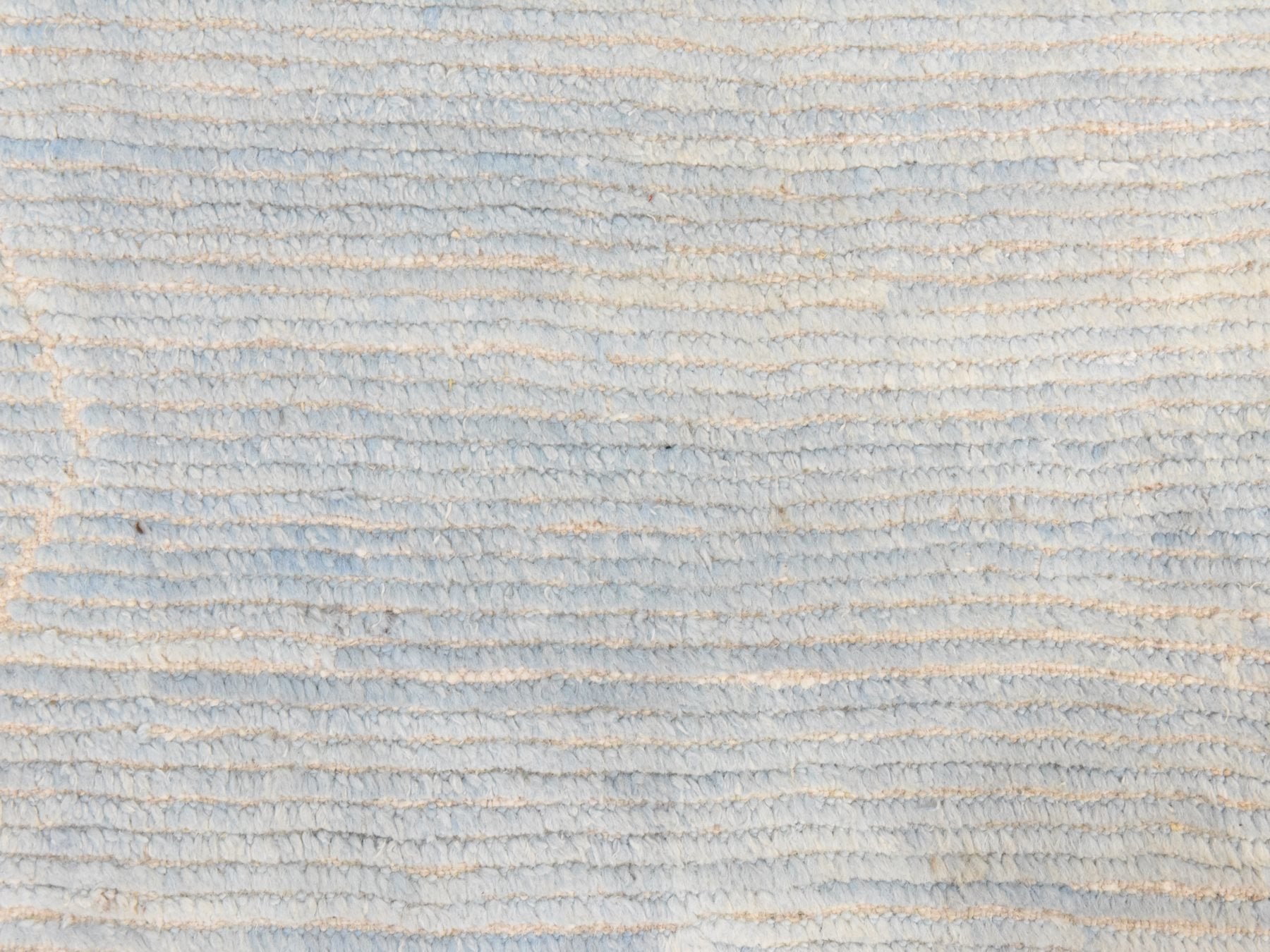 Tribal & Geometric hand-knotted wool runner in Ivory, 2'4" x 24'5" — SKU O078624 (view 3)