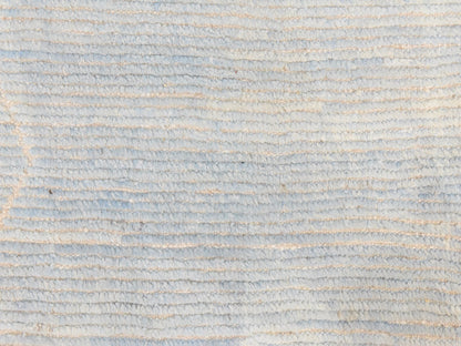 Tribal & Geometric hand-knotted wool runner in Ivory, 2'4" x 24'5" — SKU O078624 (view 3)