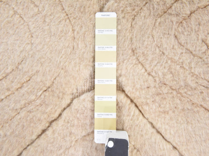 Beige 2'1" x 2'10" Modern and Contemporary Hand knotted Wool Rug - Sku: O078641