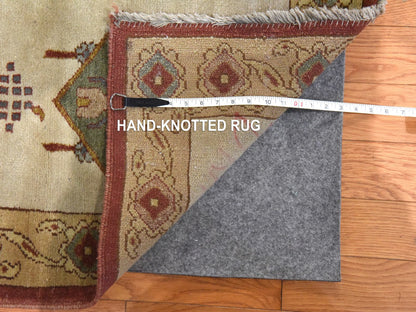 Sultanabad Oushak hand-knotted wool rug in Ivory, 16'7" x 27' — SKU O078658 (view 6)
