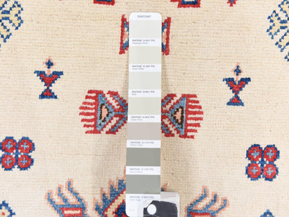 Kazak Kazak hand-knotted wool rug in Ivory, 3'10" x 6' — SKU O078670 (view 5)