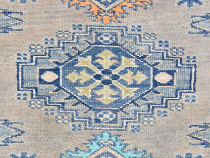 Brown 3'10" x 5'9" Tribal & Geometric Hand knotted Wool Rug - Sku: O078680