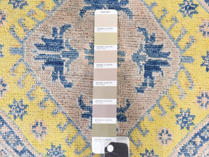 Kazak Kazak hand-knotted wool rug in Brown & Ivory, 9'2" x 11'7" — SKU O078776 (view 6)