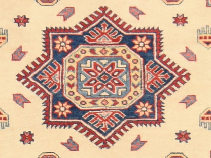 Kazak Kazak hand-knotted wool rug in Ivory & Red, 8'8" x 12' — SKU O078777 (view 5)