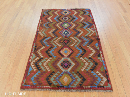 Baluch Tribal & Geometric hand-knotted wool rug in Brown, 3'9" x 6' — SKU O078782 (view 3)