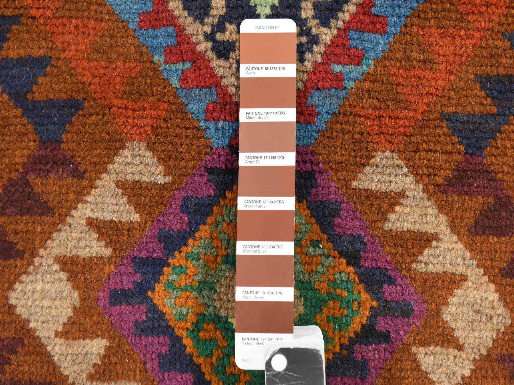 Baluch Tribal & Geometric hand-knotted wool rug in Brown, 3'9" x 6' — SKU O078782 (view 5)