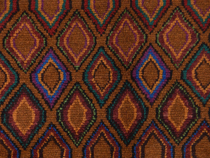 Tribal hand-knotted wool rug in Brown, 4'3" x 6'2", SKU O078786
