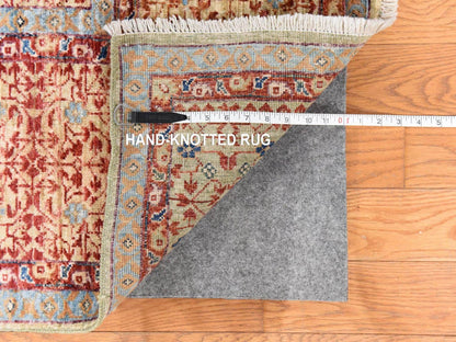 Mamluk Mamluk hand-knotted wool rug in Yellow, 9' x 12', SKU O078790 (view 7)