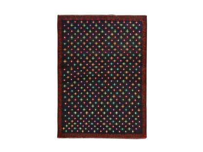 Baluch Tribal hand-knotted wool rug in Black, 4'3" x 6', SKU O078791