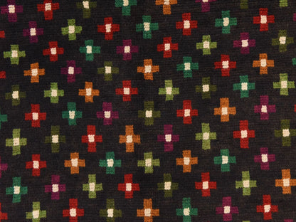 Baluch Tribal hand-knotted wool rug in Black, 4'3" x 6', SKU O078791 (view 4)