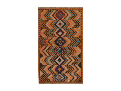 Baluch Tribal hand-knotted wool rug in Brown, 3'9" x 6'3", SKU O078810