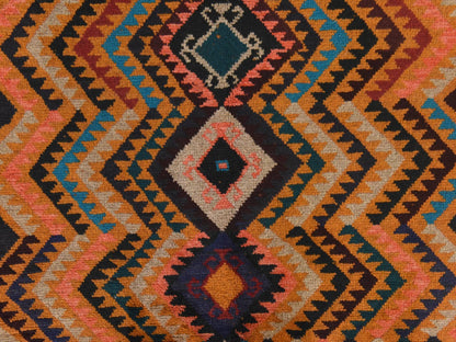 Baluch Tribal hand-knotted wool rug in Brown, 3'9" x 6'3", SKU O078810 (view 4)
