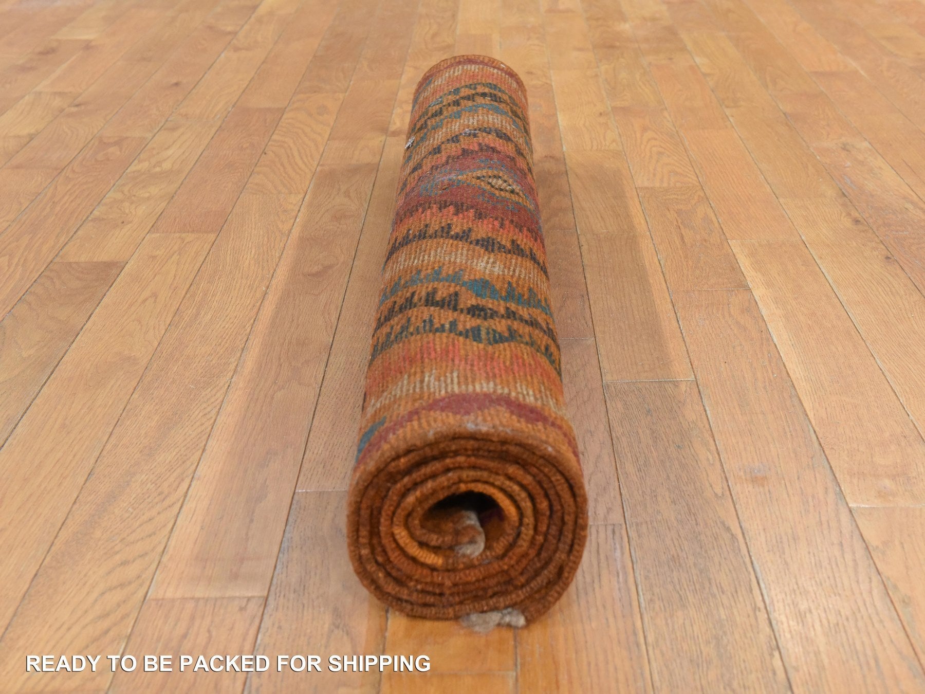 Baluch Tribal hand-knotted wool rug in Brown, 3'9" x 6'3", SKU O078810 (view 8)