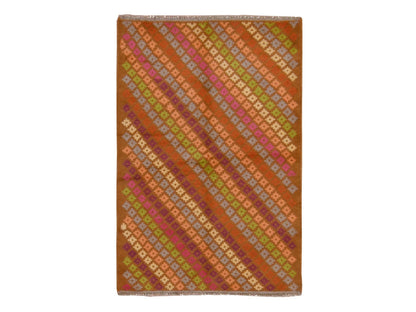 Baluch Tribal hand-knotted wool rug in Brown, 3'3" x 4'10", SKU O078812