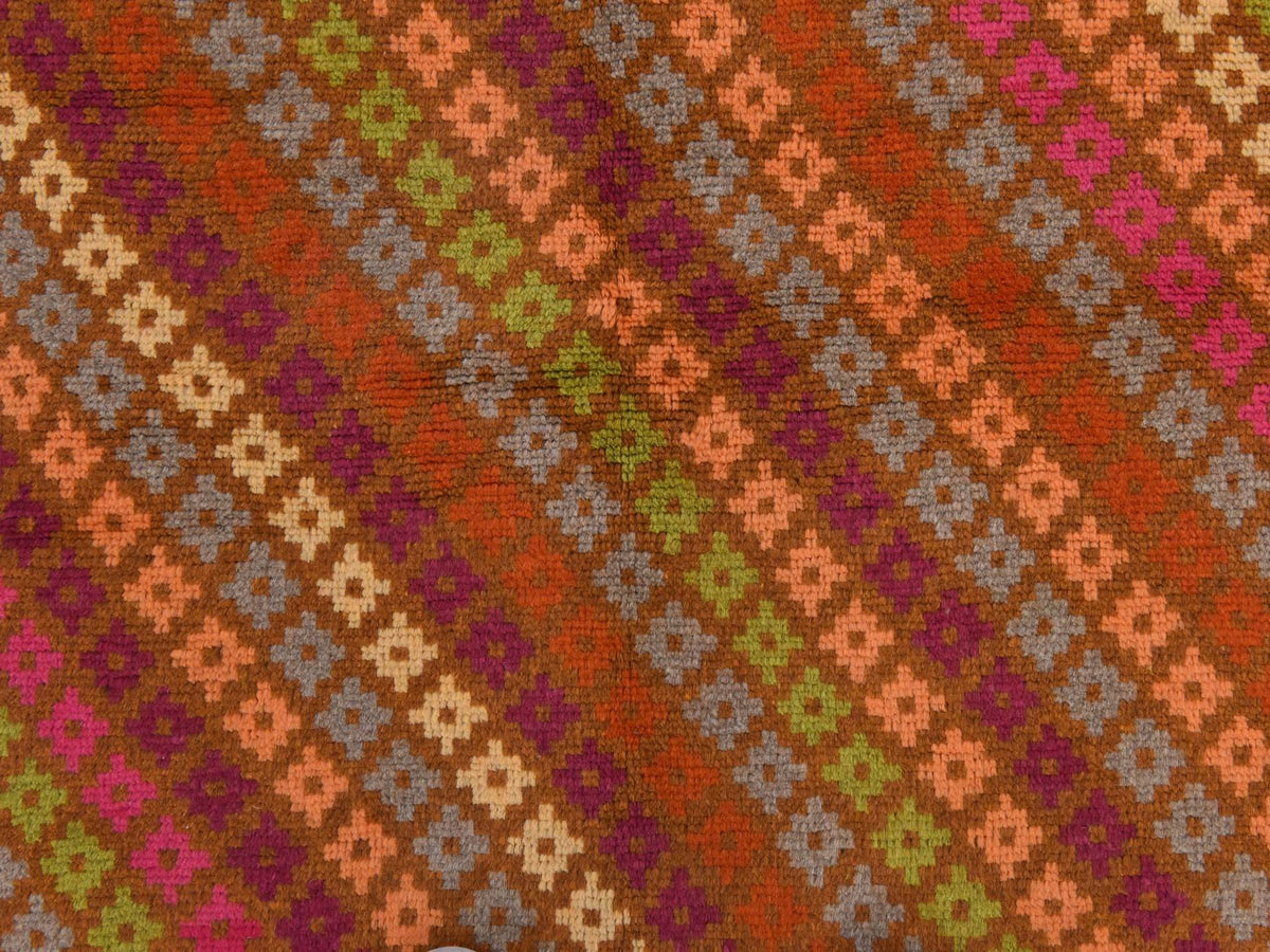 Baluch Tribal hand-knotted wool rug in Brown, 3'3" x 4'10", SKU O078812 (view 4)