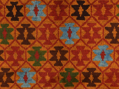 Baluch Tribal hand-knotted wool rug in Brown, 3'5" x 4'10", SKU O078813 (view 4)