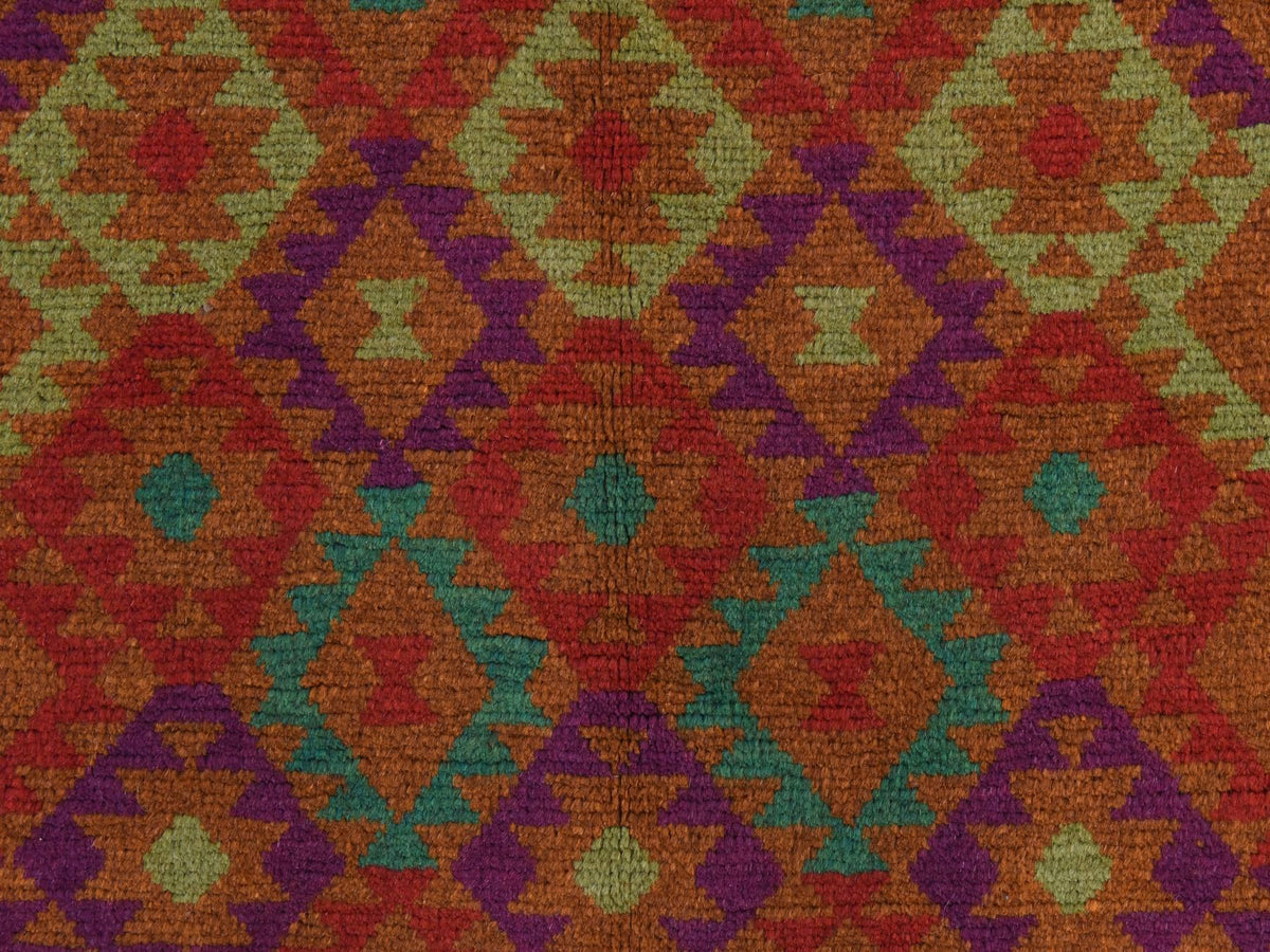 Baluch Tribal hand-knotted wool rug in Brown, 3'1" x 4'9", SKU O078816 (view 4)