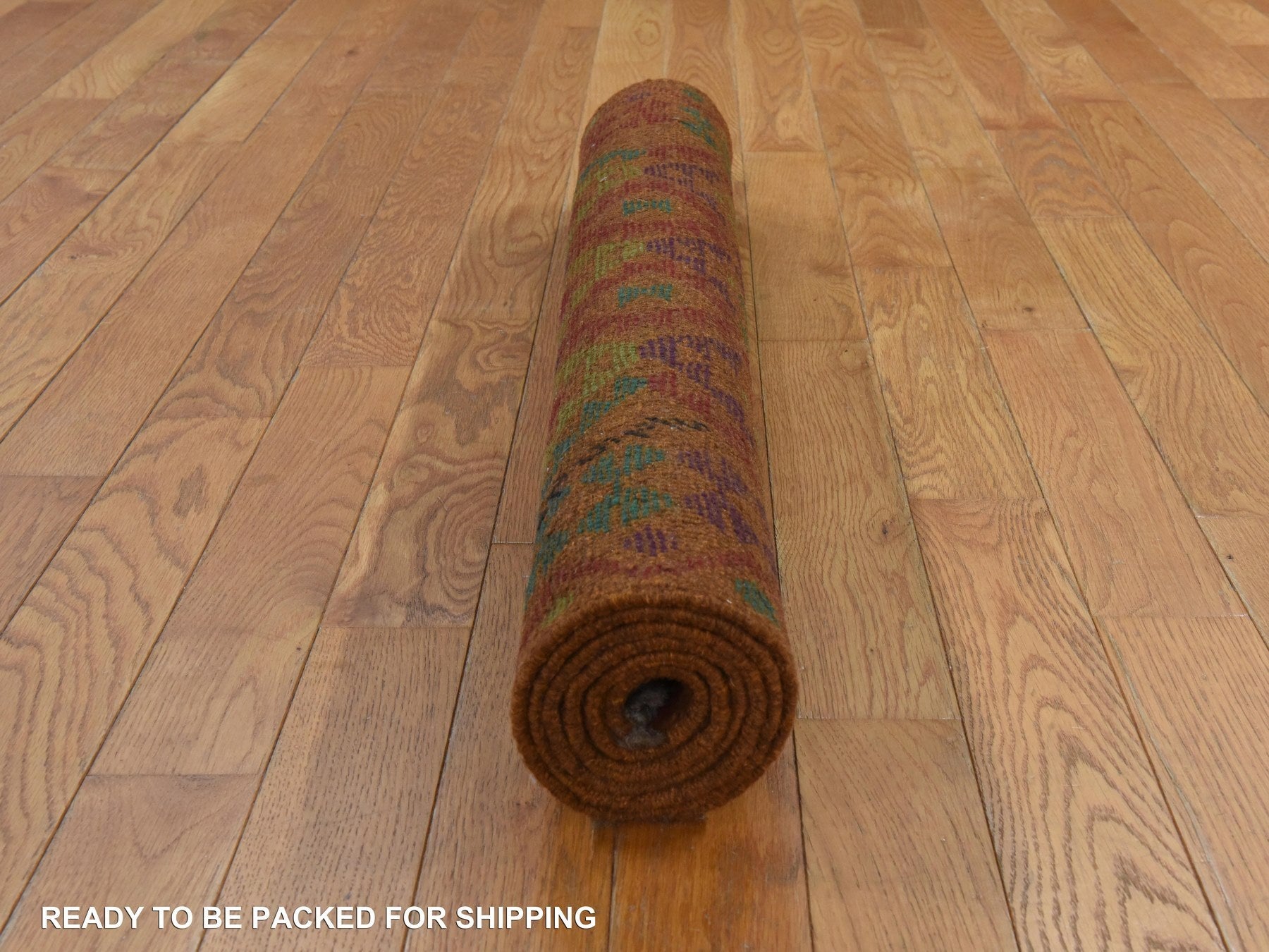 Baluch Tribal hand-knotted wool rug in Brown, 3'1" x 4'9", SKU O078816 (view 8)