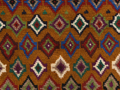 Baluch Tribal hand-knotted wool rug in Brown, 3'3" x 4'8", SKU O078819 (view 4)