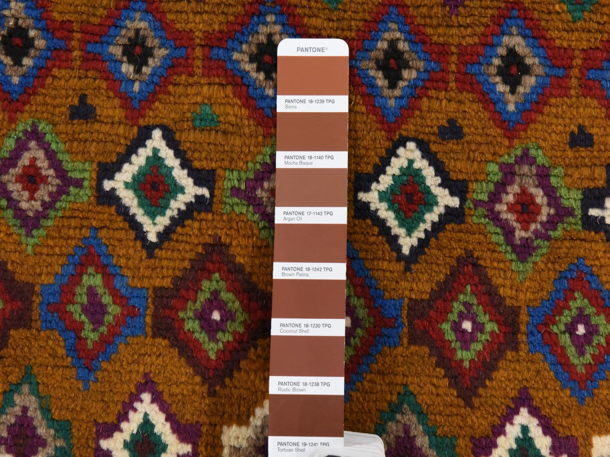 Baluch Tribal hand-knotted wool rug in Brown, 3'3" x 4'8", SKU O078819 (view 5)