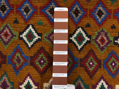 Baluch Tribal hand-knotted wool rug in Brown, 3'3" x 4'8", SKU O078819 (view 5)
