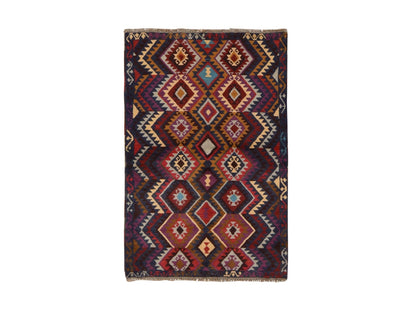 Baluch Tribal hand-knotted wool rug in Blue, 3'8" x 5'7", SKU O078820