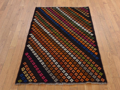 Baluch Tribal hand-knotted wool rug in Brown, 3'5" x 4'10", SKU O078822 (view 2)
