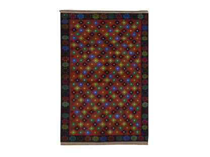 Baluch Tribal hand-knotted wool rug in Red, 3'3" x 4'9", SKU O078823