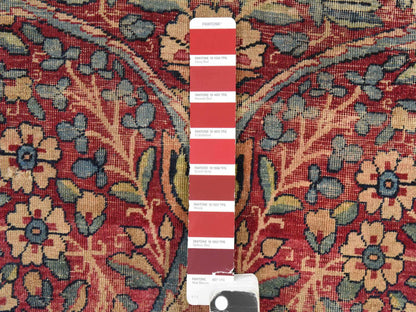 Kerman Antique hand-knotted wool rug in Beige, 14' x 17'5", SKU O078827 (view 5)