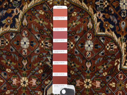 Tabriz hand-knotted wool rug in Blue, 6'10" x 10'5", SKU O078830 (view 6)