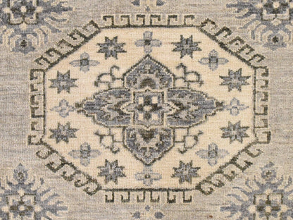 Kazak Kazak hand-knotted wool rug in Gray, 8' x 10', SKU O078832 (view 5)
