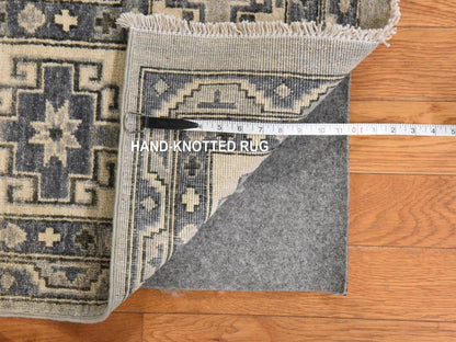 Kazak Kazak hand-knotted wool rug in Gray, 8' x 10', SKU O078832 (view 7)