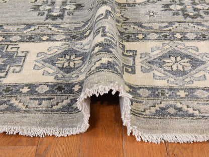 Kazak Kazak hand-knotted wool rug in Gray, 8' x 10', SKU O078832 (view 9)