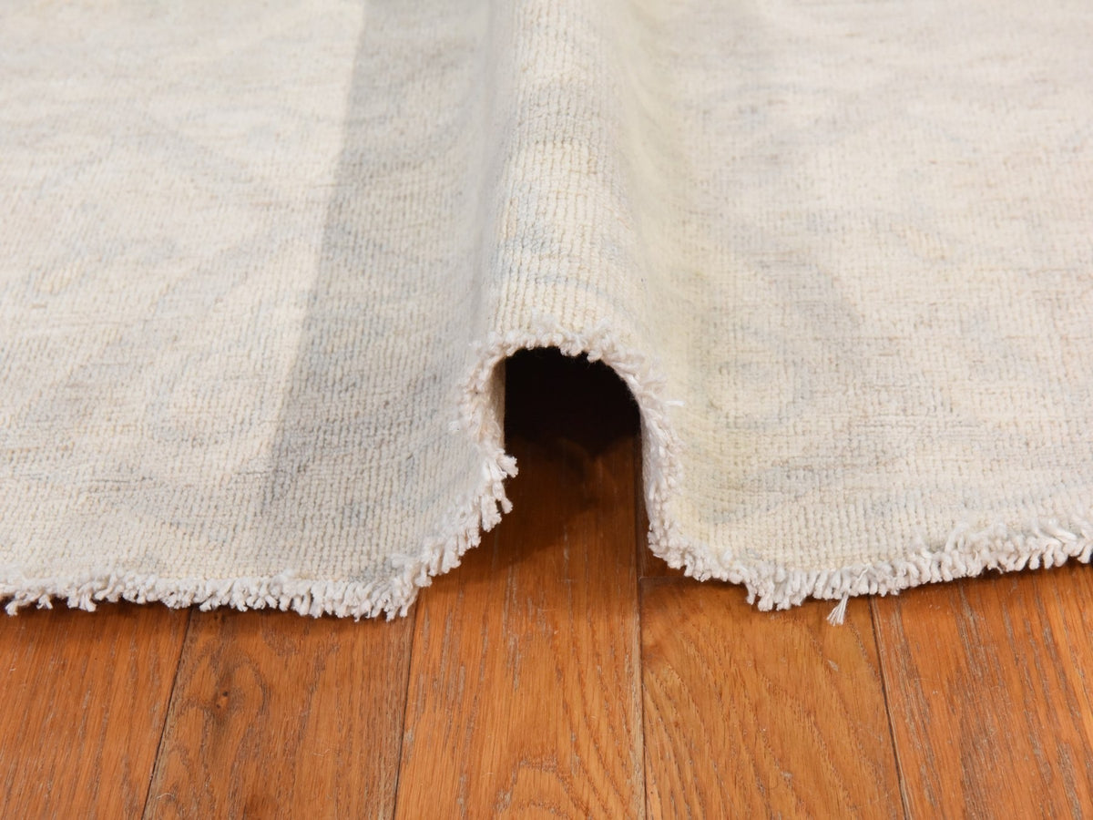 Peshawar Oushak hand-knotted wool rug in Ivory, 8' x 9'9", SKU O078834 (view 9)