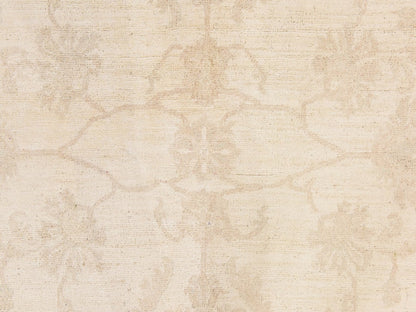 Peshawar Oushak hand-knotted wool rug in Ivory, 8' x 9'6", SKU O078842 (view 5)