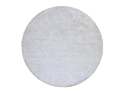Modern / Contemporary hand-knotted wool rug in Gray, 7'10" x 7'10", SKU O078846