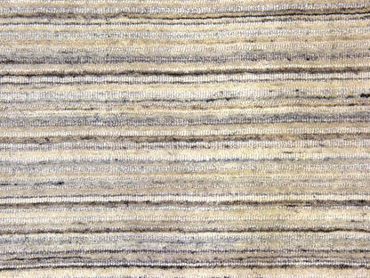 Modern / Contemporary hand-knotted wool rug in Ivory, 8' x 8', SKU O078849 (view 4)