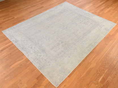 Modern / Contemporary hand-knotted wool rug in Brown, 8' x 10', SKU O078851 (view 4)