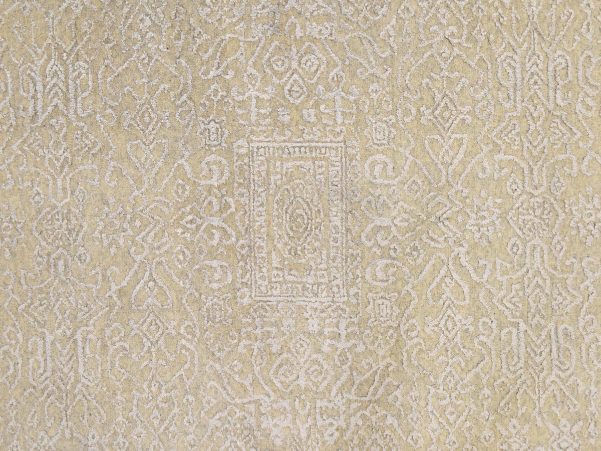 Modern / Contemporary hand-knotted wool rug in Brown, 8' x 10', SKU O078851 (view 5)