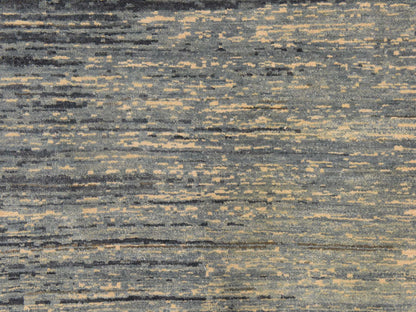 Modern / Contemporary hand-knotted wool rug in Blue, 8' x 8', SKU O078855 (view 4)