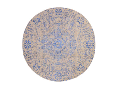 Mamluk Mamluk hand-knotted wool/silk rug in Beige, 8' x 8', SKU O078858