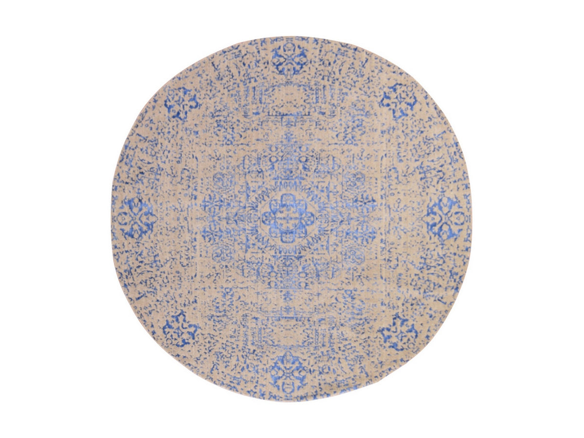 Mamluk Mamluk hand-knotted wool/silk rug in Beige, 8' x 8', SKU O078858