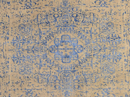 Mamluk Mamluk hand-knotted wool/silk rug in Beige, 8' x 8', SKU O078858 (view 4)