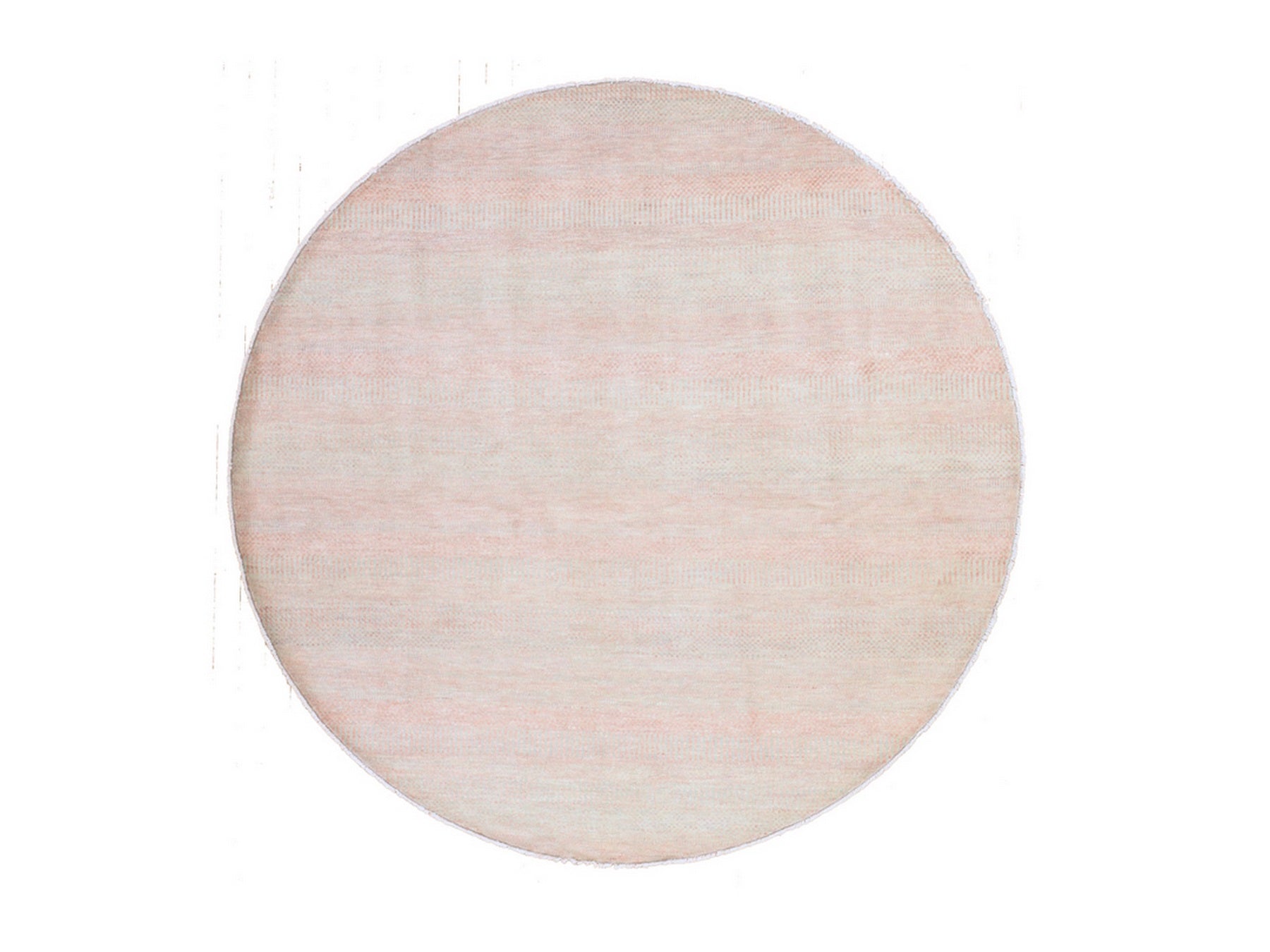 Modern / Contemporary hand-knotted wool/silk rug in Pink, 8' x 8', SKU O078860